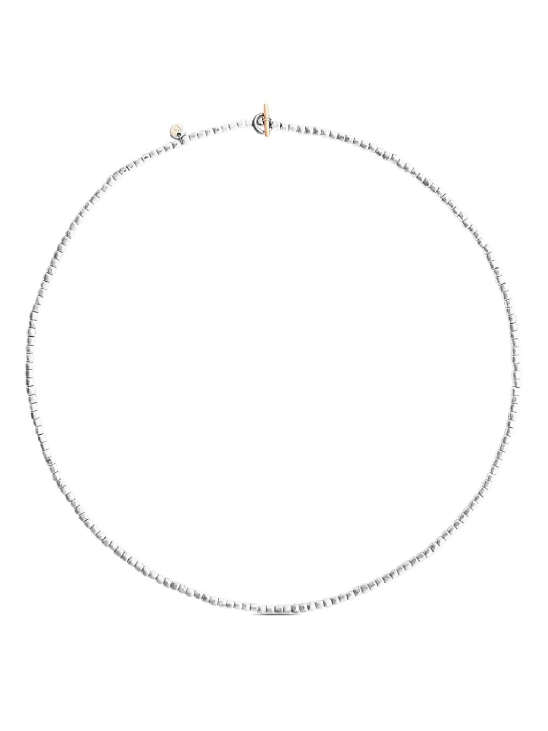 

Серебряное колье Mini Granelli Dodo, серебряный