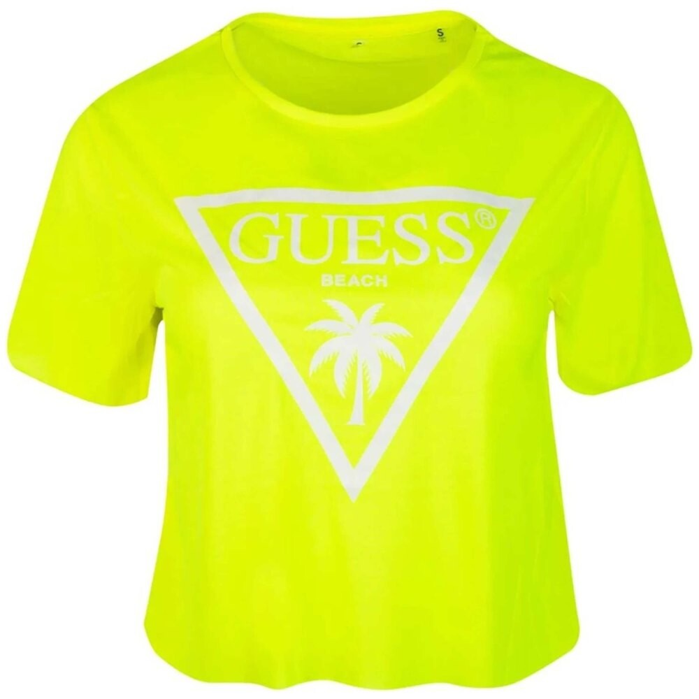

Футболка Guess E02I01-KB9I0 Short Sleeve Round Neck, желтый