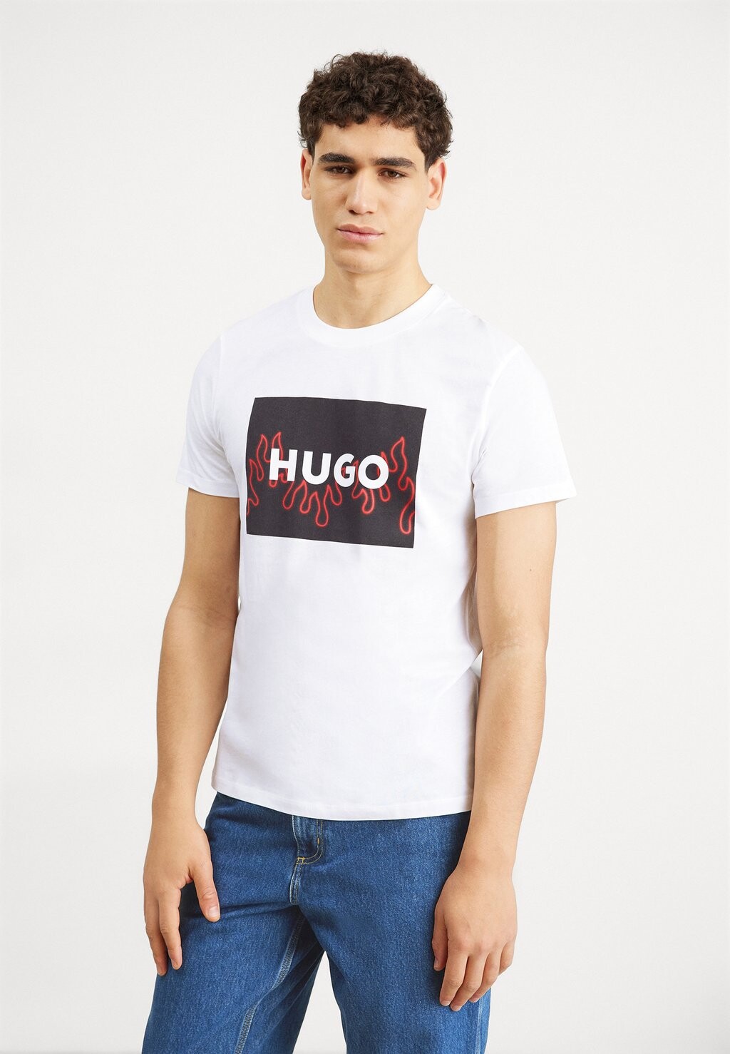 

Футболка с принтом Dulive HUGO, белый
