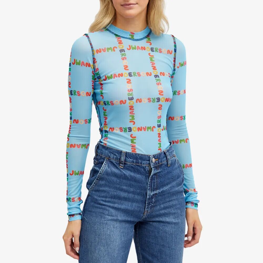 

Jw Anderson Топ с длинными рукавами, синий