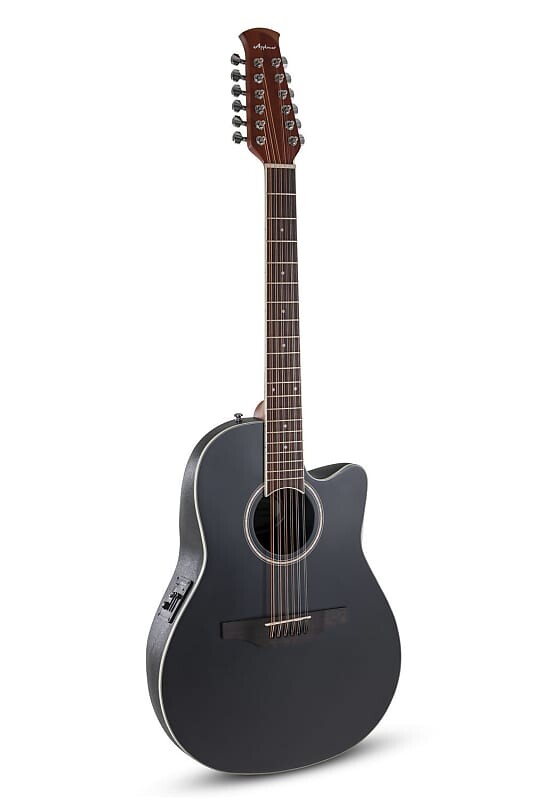

Акустическая гитара Ovation 12-String Guitar, Acoustic-Electric Applause Cutaway - Black Satin