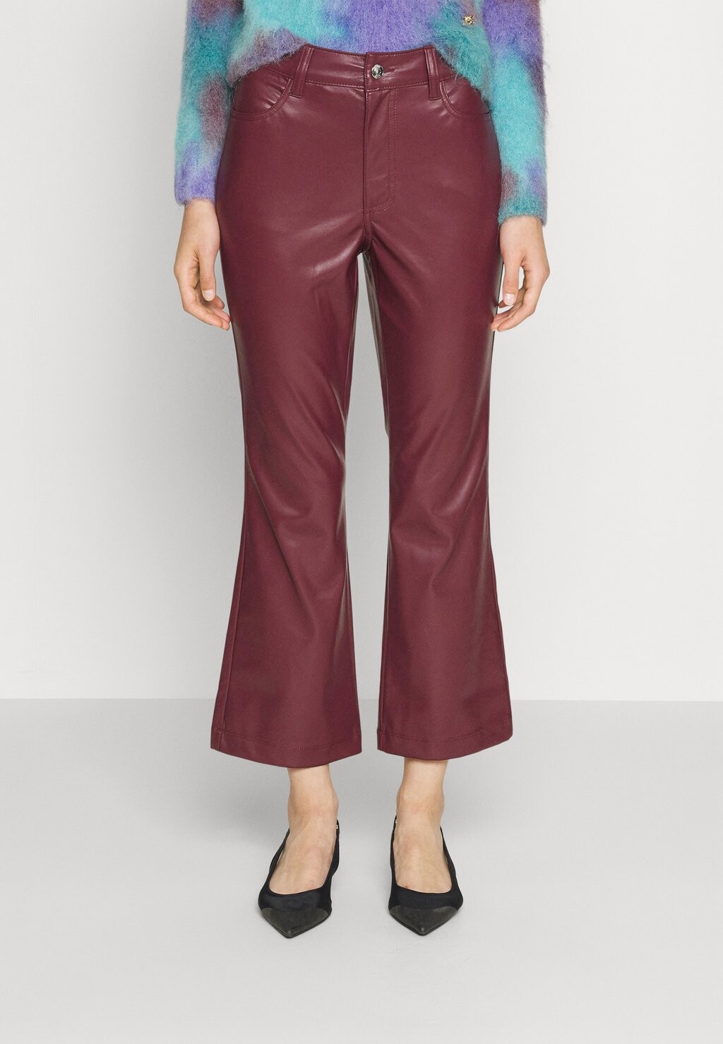

Брюки POCKET KICK FLARE PANT DKNY, бордо