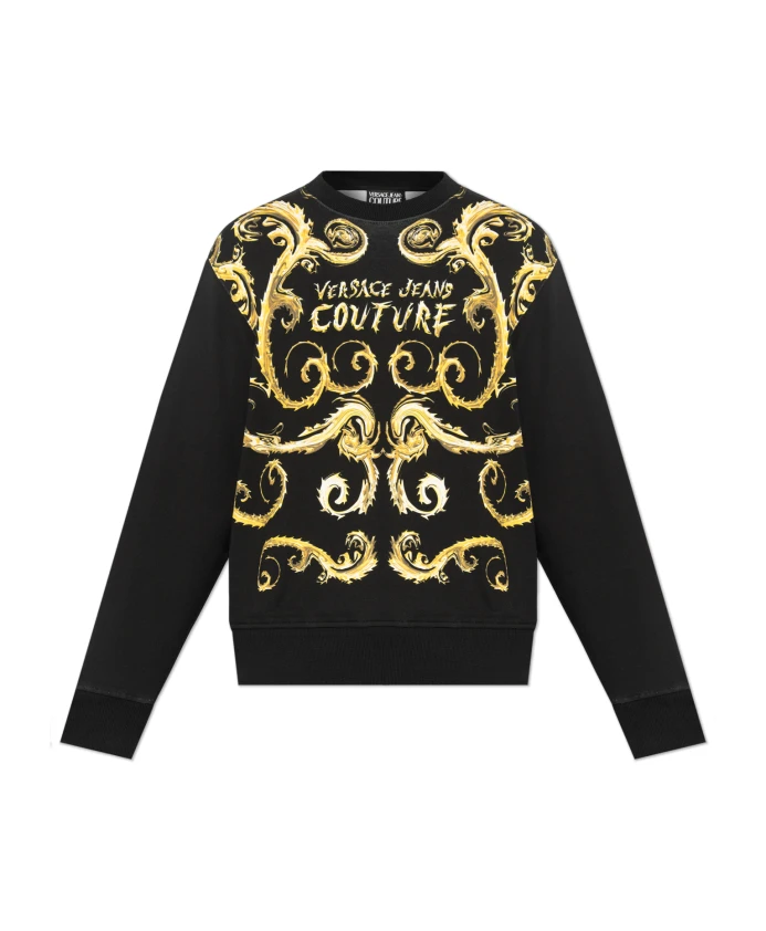 

Толстовка с мотивом барокко Versace Jeans Couture, черный
