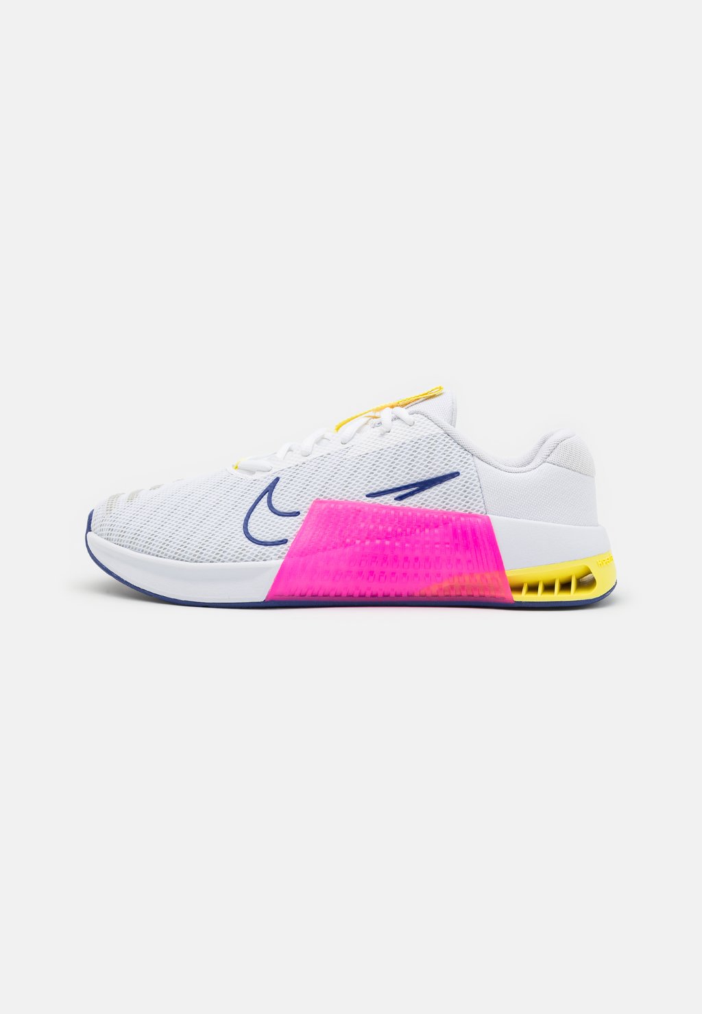 Кроссовки Metcon 9 Nike, цвет white/deep royal blue/fierce pink/aquarius blue/light laser orange