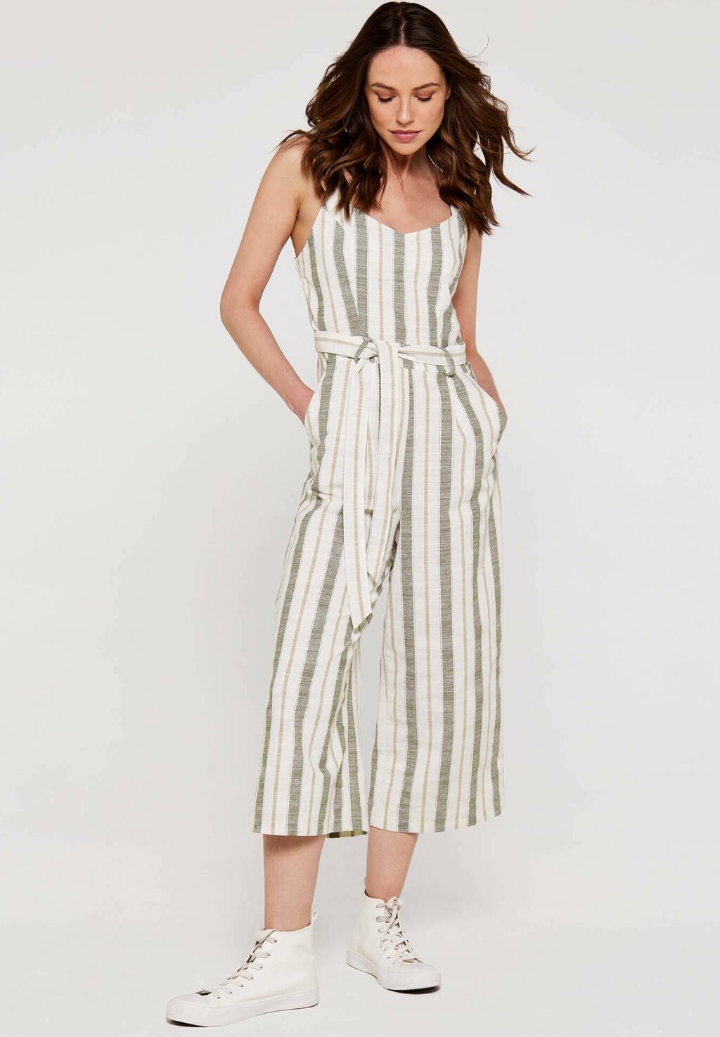 

Комбинезон CAMI STRIPE TIE Apricot, цвет khaki