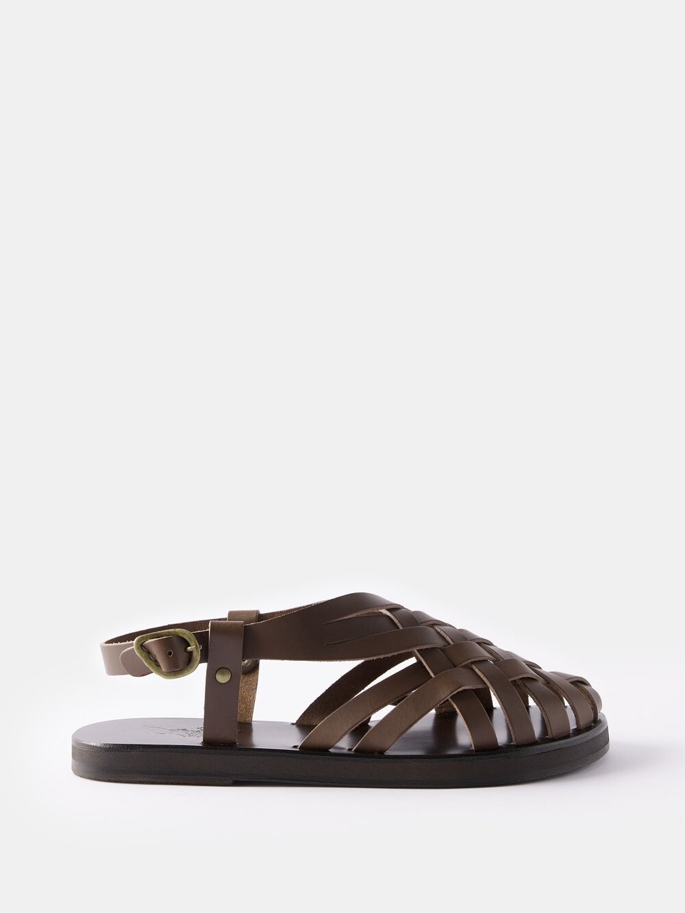 

Сандалии lucy williams из плетеной кожи Ancient Greek Sandals, коричневый