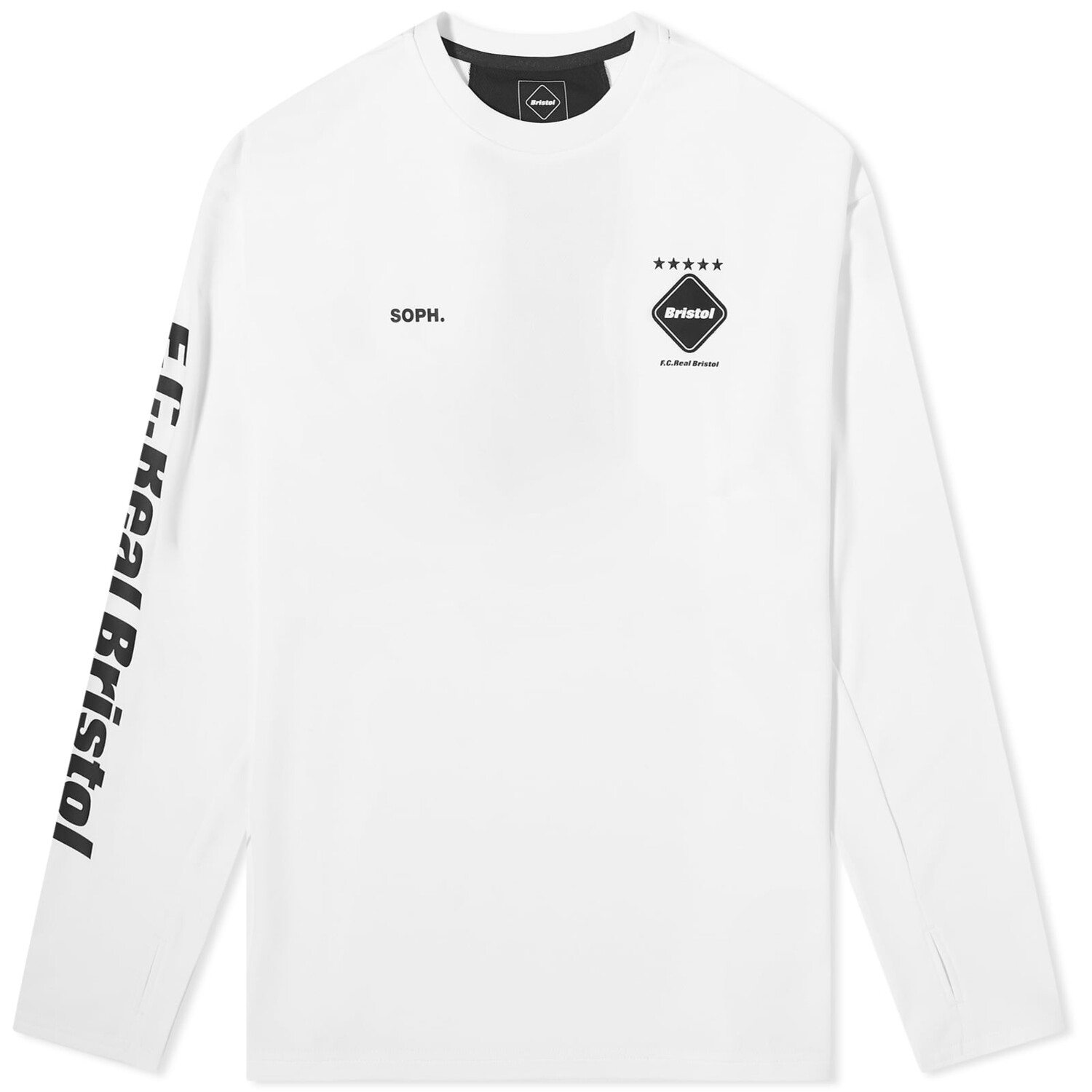 

Футболка F.C. Real Bristol Long Sleeve Practice, белый