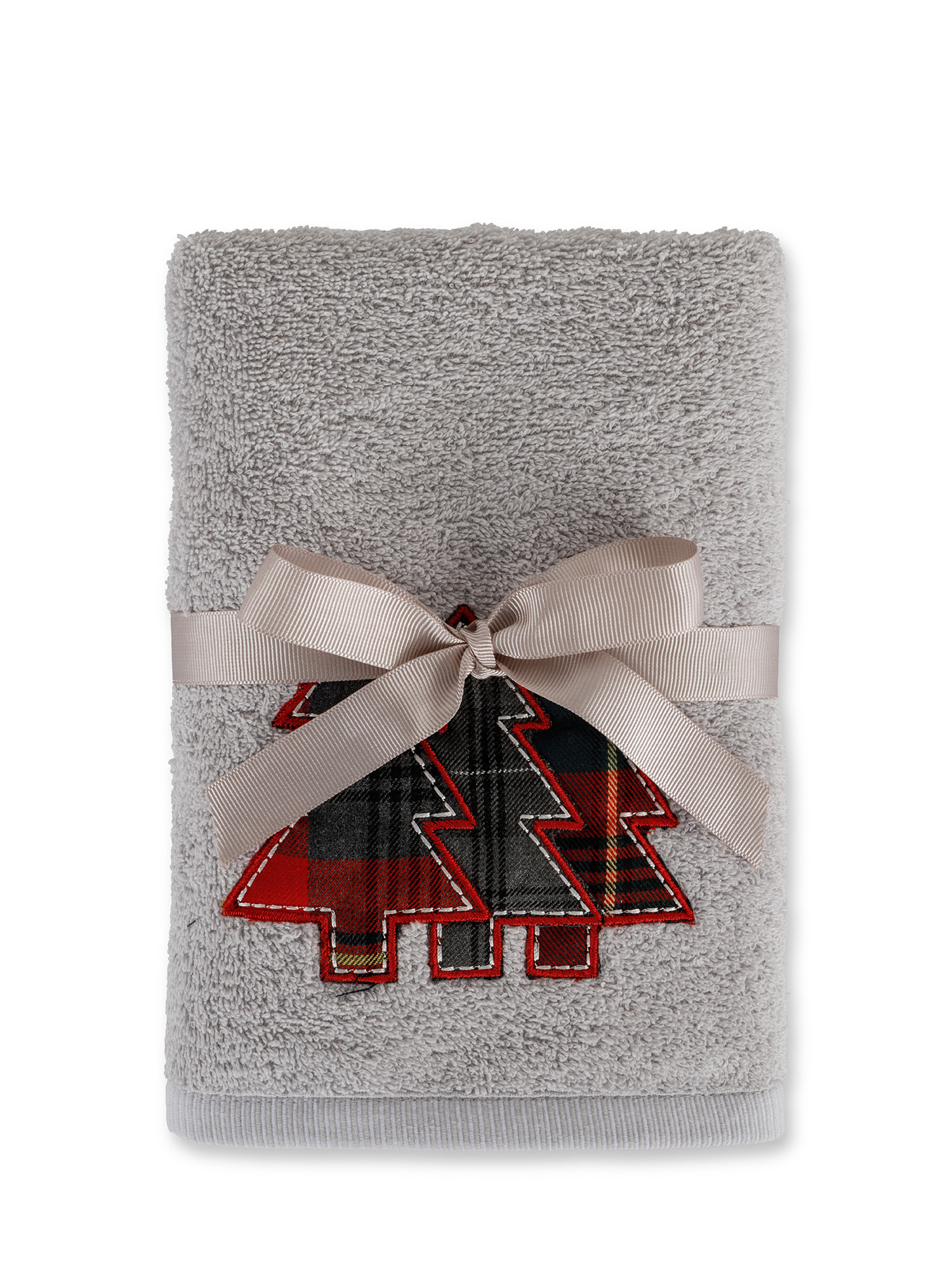 Комплект из 2 полотенец с вышивкой дерева., серый комплект полотенец с вышивкой имена цветные