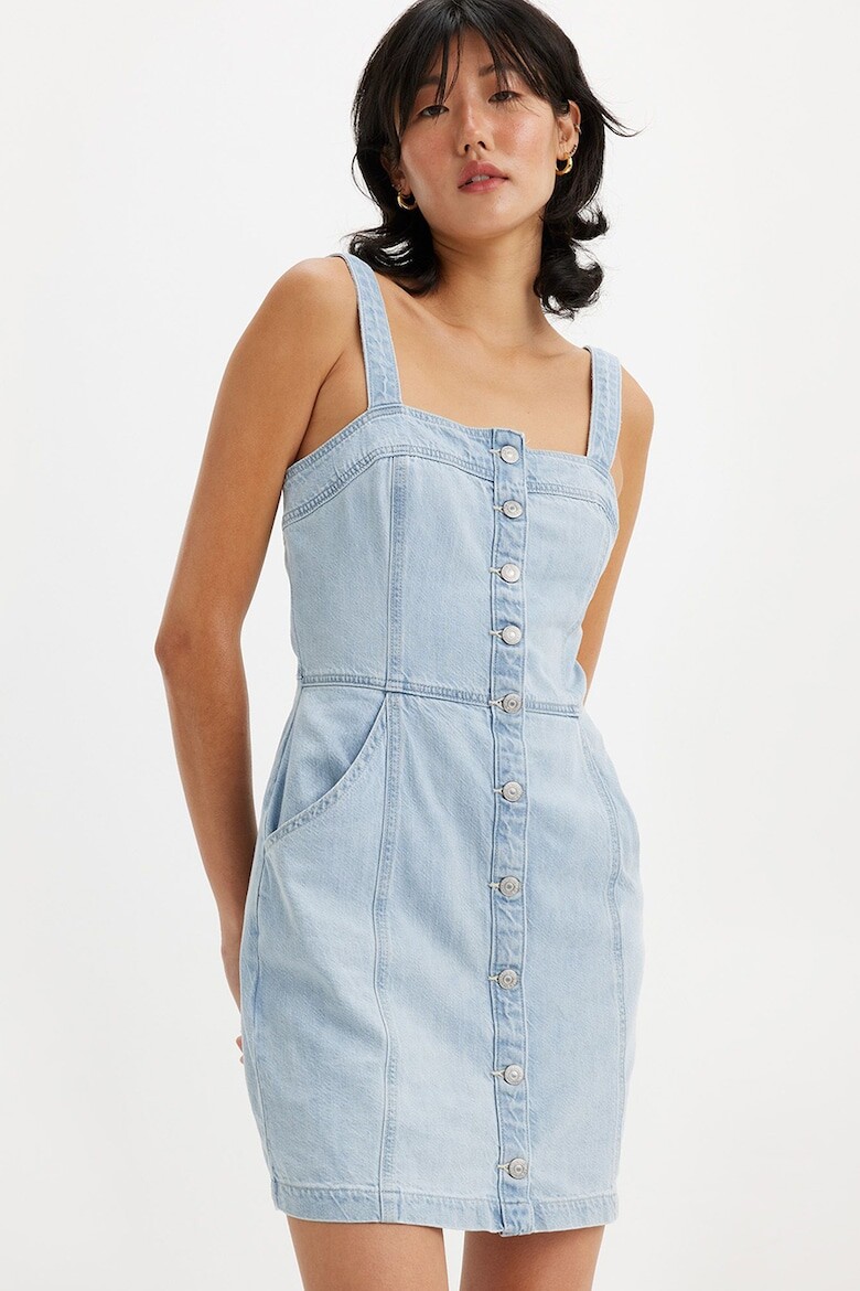 

Джинсовое платье с косыми карманами Levi'S, синий