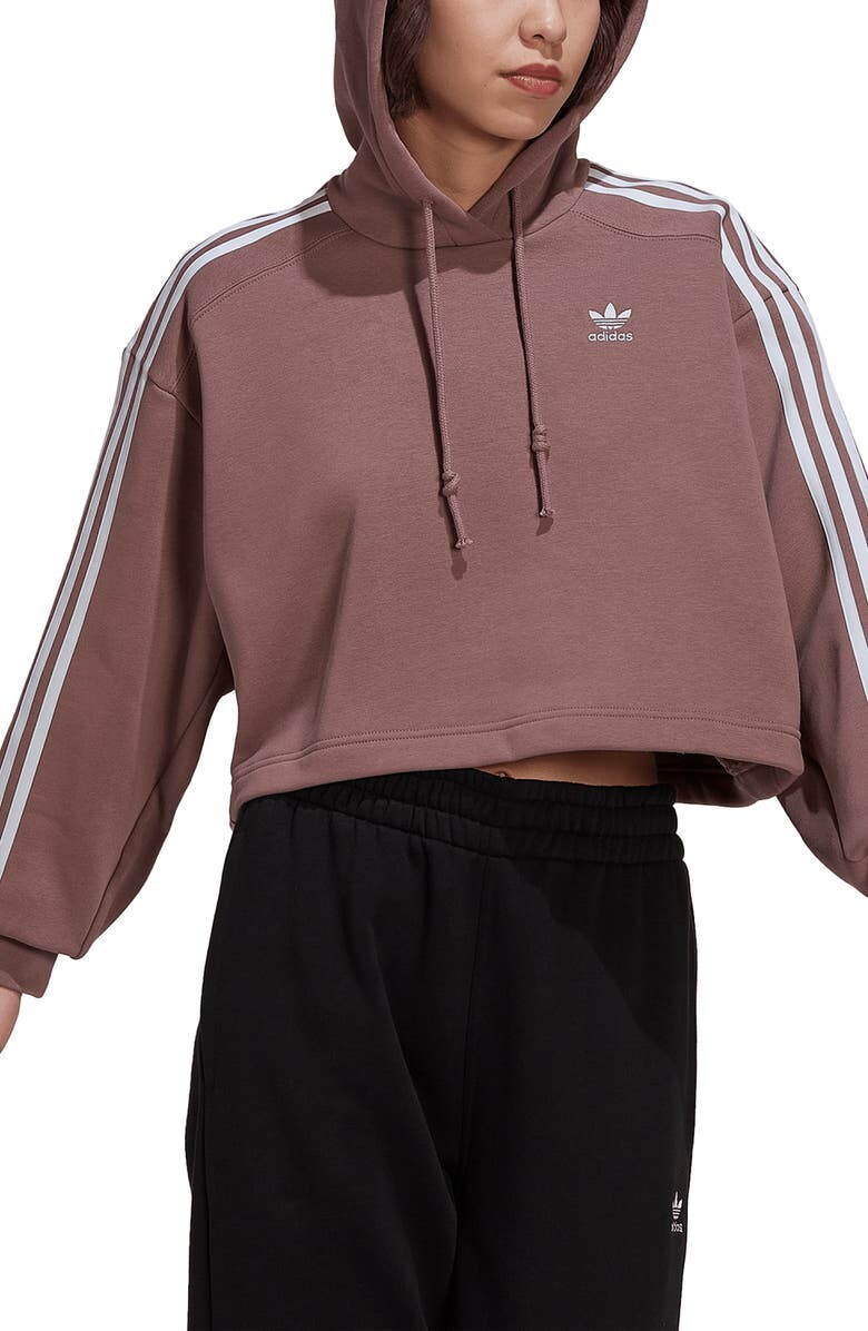 

Укороченная толстовка с капюшоном Adicolor Classics ADIDAS ORIGINALS