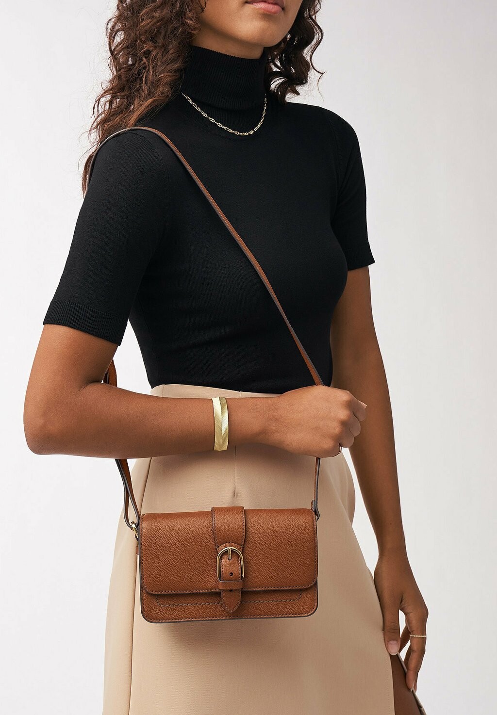 

Сумка через плечо ZOEY Fossil, цвет brown