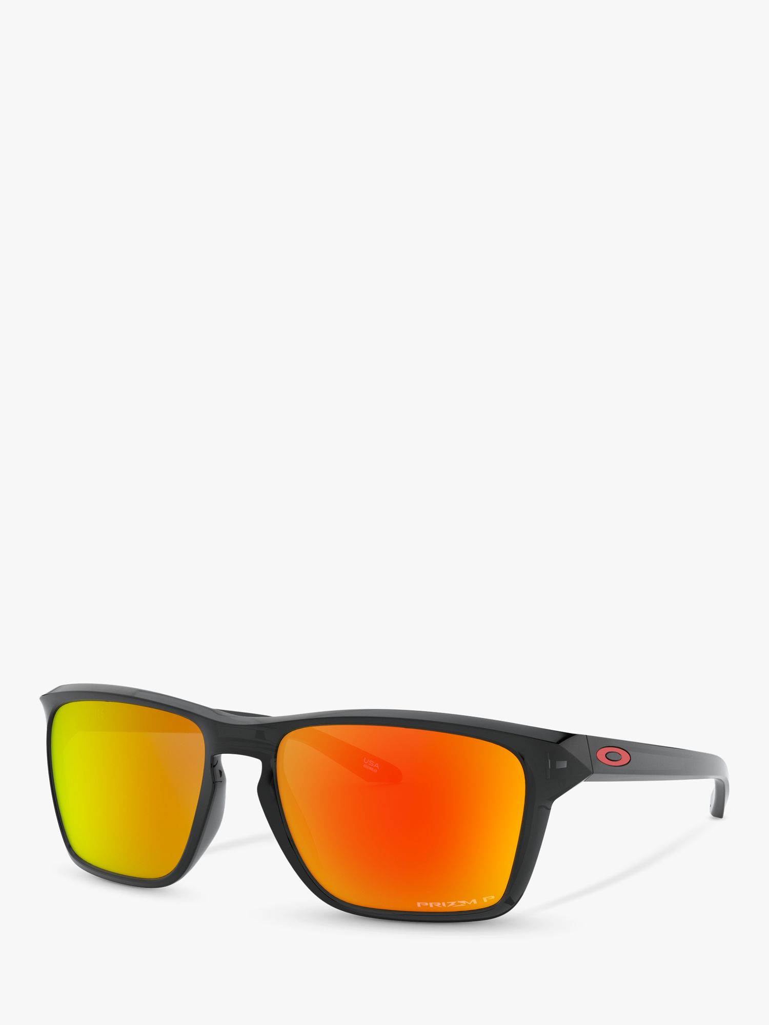 поляризационные солнцезащитные очки oo9448 57 sylas oakley Мужские поляризационные прямоугольные солнцезащитные очки Oakley OO9448 Sylas Prizm, черные чернила/оранжевый зеркальный цвет