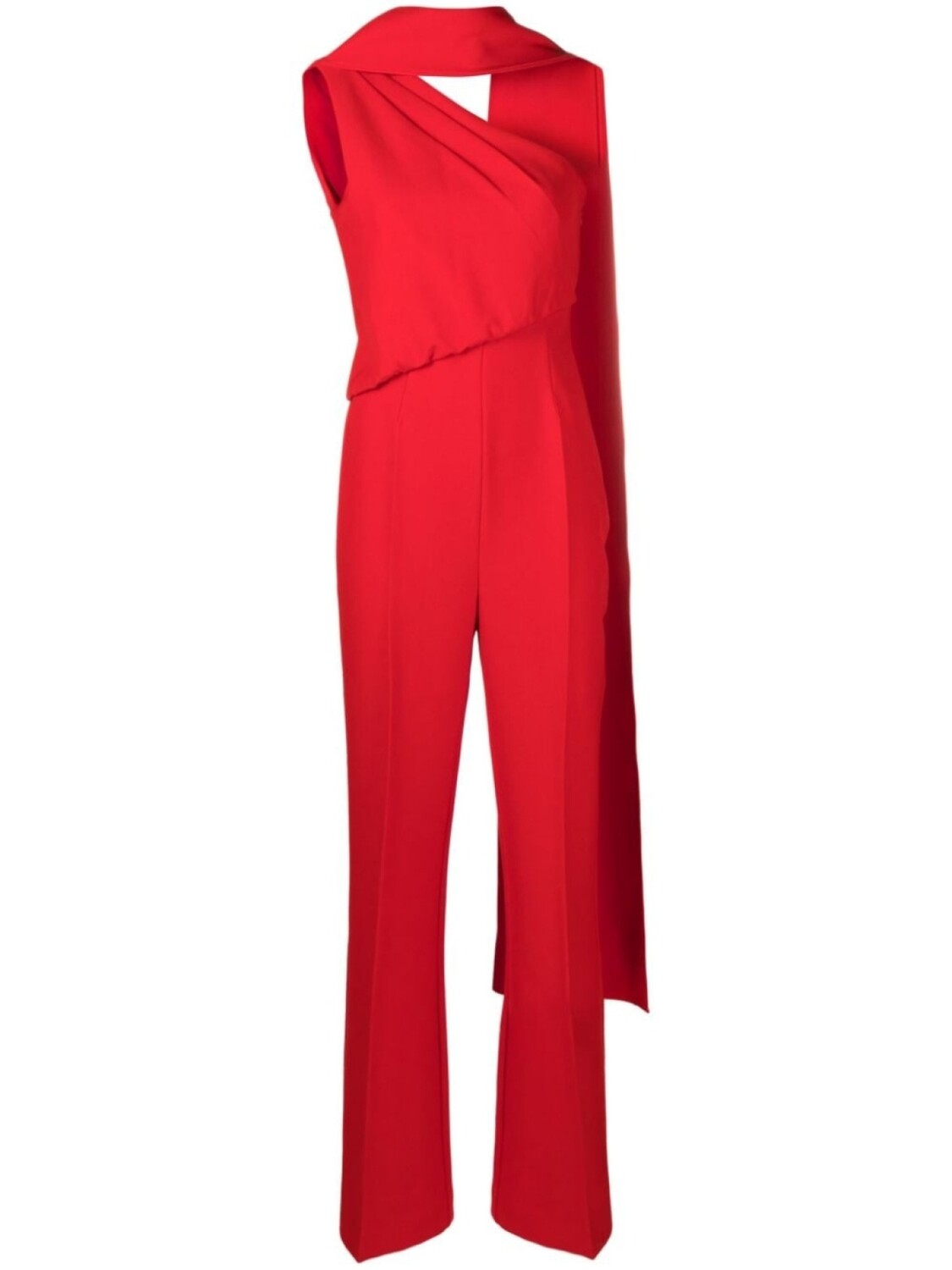 

Roland Mouret комбинезон асимметричного кроя на одно плечо, красный