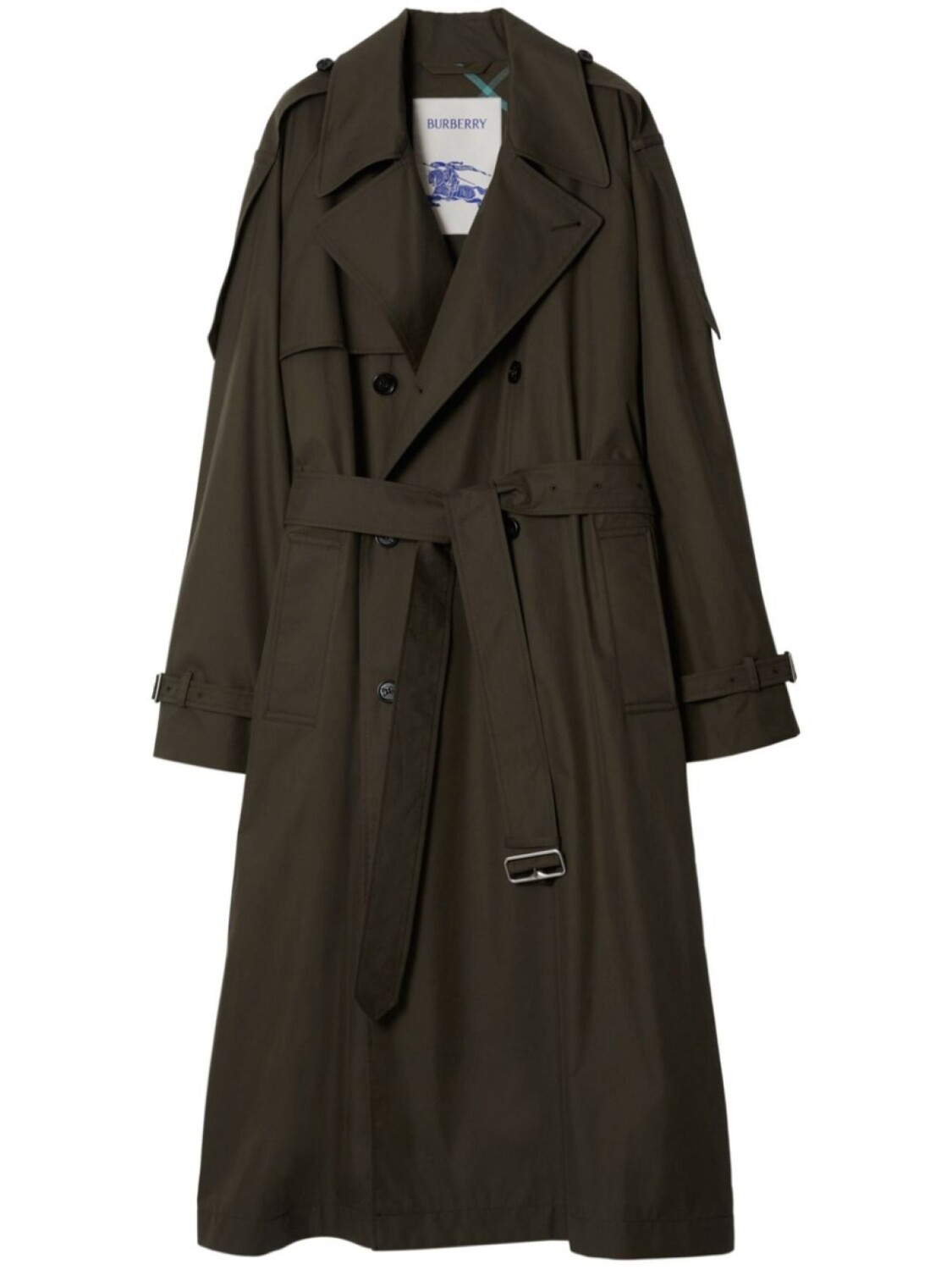 

Burberry габардиновый тренч Short Castleford, коричневый