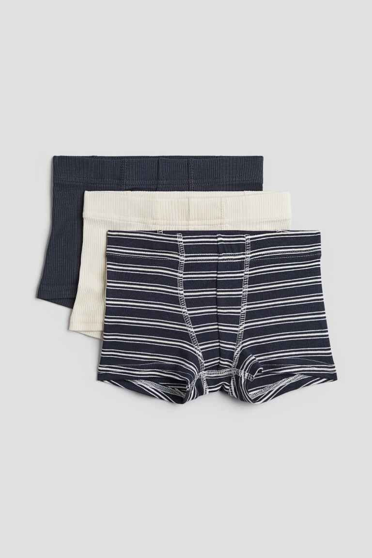 

3 пары боксеров H&M, синий