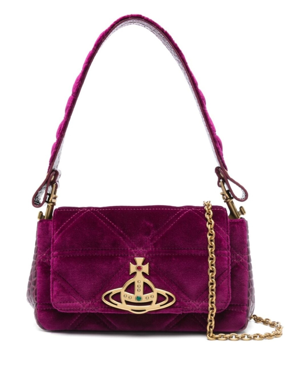 

Vivienne Westwood средняя сумка через плечо Hazel, фиолетовый