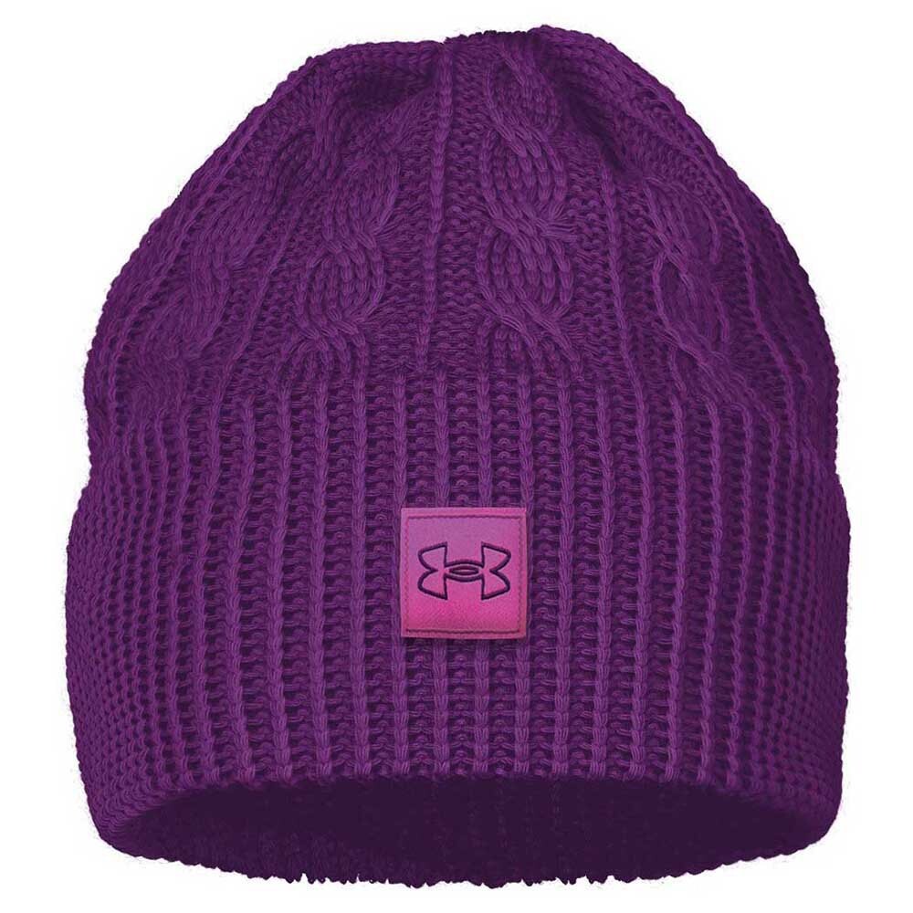 

Шапка Under Armour Haltime Cable, фиолетовый