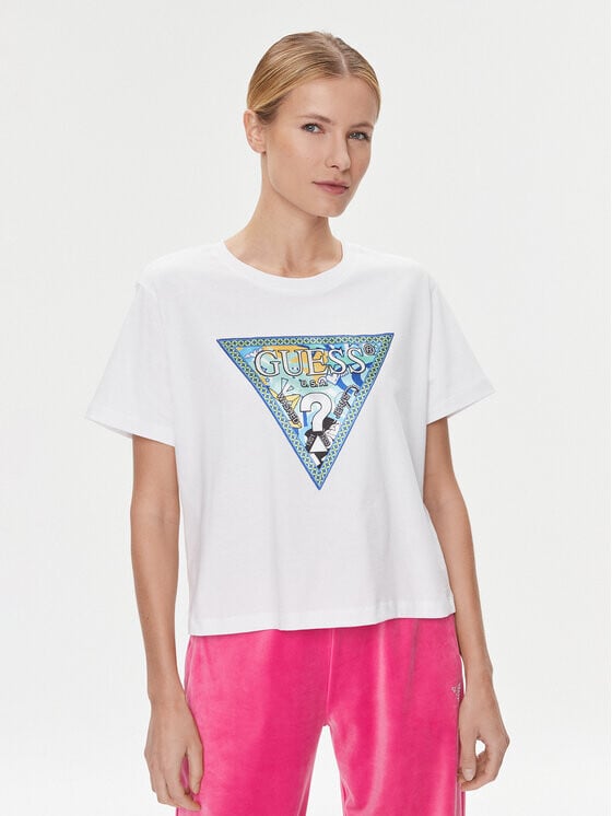 

Футболка свободного покроя Guess, белый