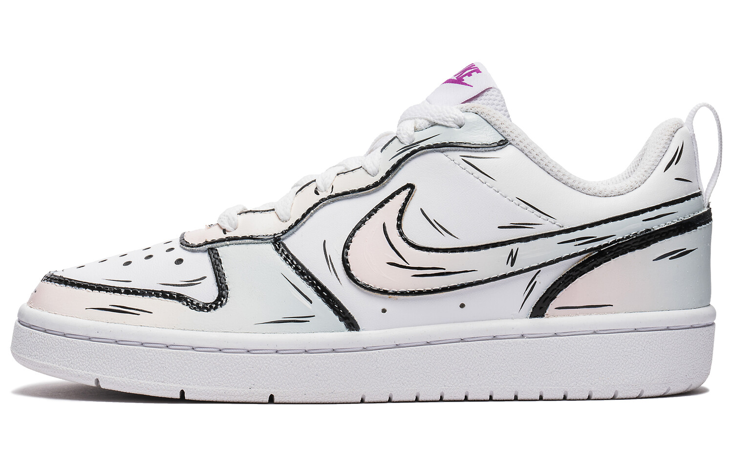 

Кроссовки Nike Court Borough 2 Skateboarding Shoes Women's Low-top Pink, цвет Multicolor
