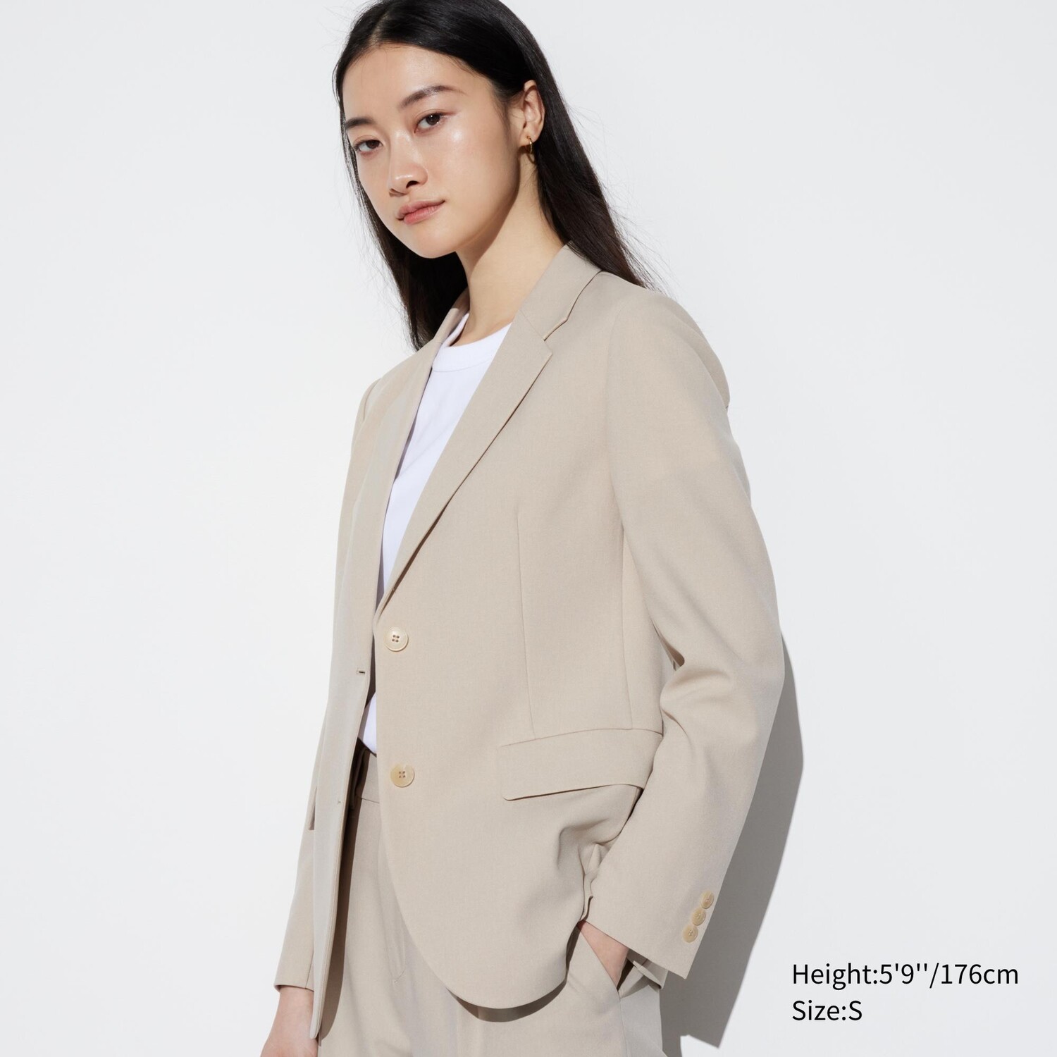 

Американский аирсенс UNIQLO, бежевый
