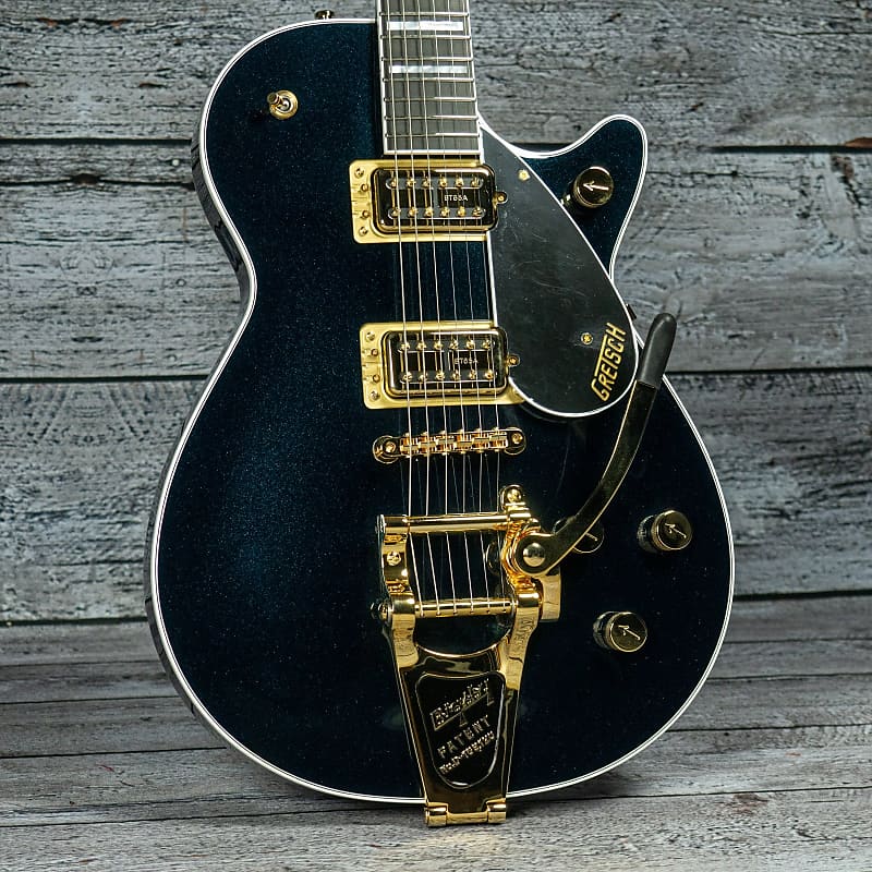 Электрогитара Gretsch G6228TG Players Edition Jet BT with Bigsby and Gold Hardware - Ebony Fingerboard, Midnight Sapphire gretsch g6228tg players edition jet bt midnight sapphire jt22073038 plek d