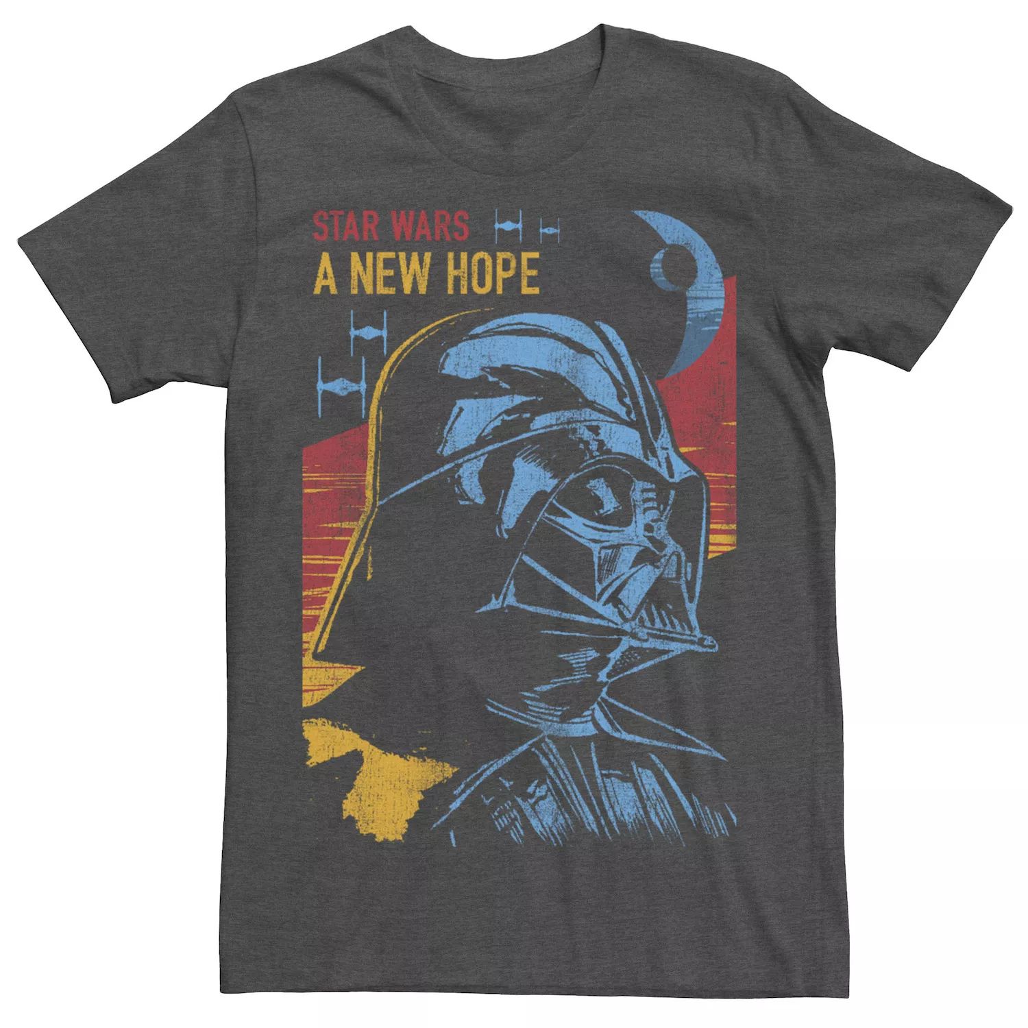 Мужская футболка «Дарт Вейдер» смотрит на новую футболку «Надежда» Star Wars мужская футболка лис на футболку s красный
