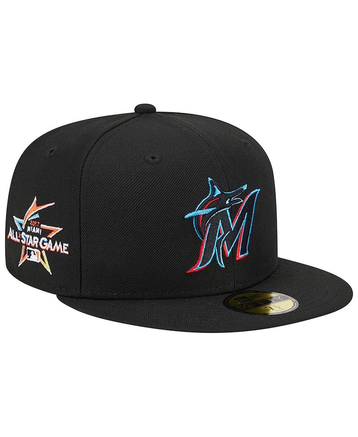 

Мужская черная облегающая шляпа Miami Marlins MLB All-Star Game Team цвета 59FIFTY 2017 New Era