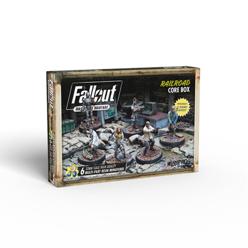 Фигурки Fallout: Wasteland Warfare Railroad Core Box фигурки fallout wasteland warfare – raiders core set modiphius