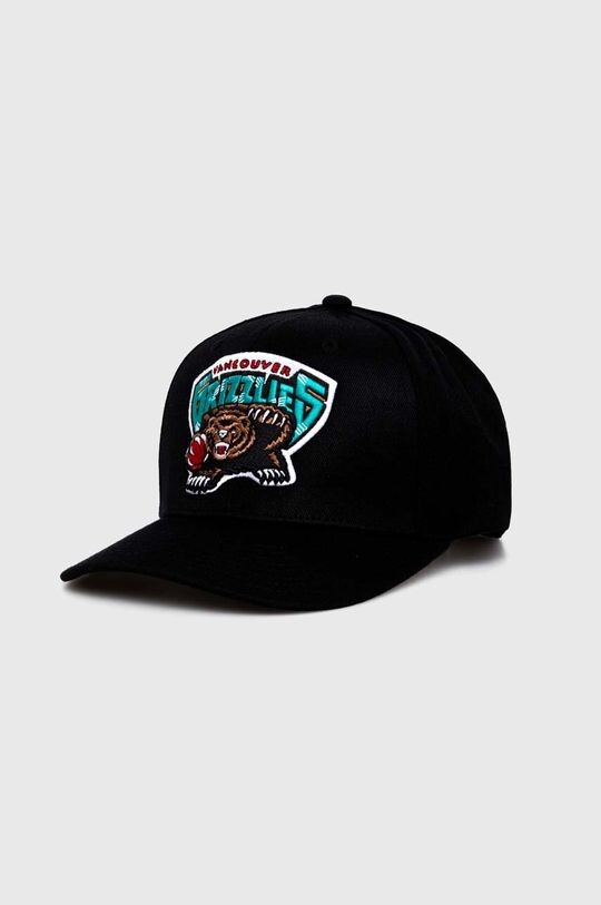 

Бейсболка NBA VANCOUVER GRIZZLIES из смесовой шерсти Mitchell&Ness, черный