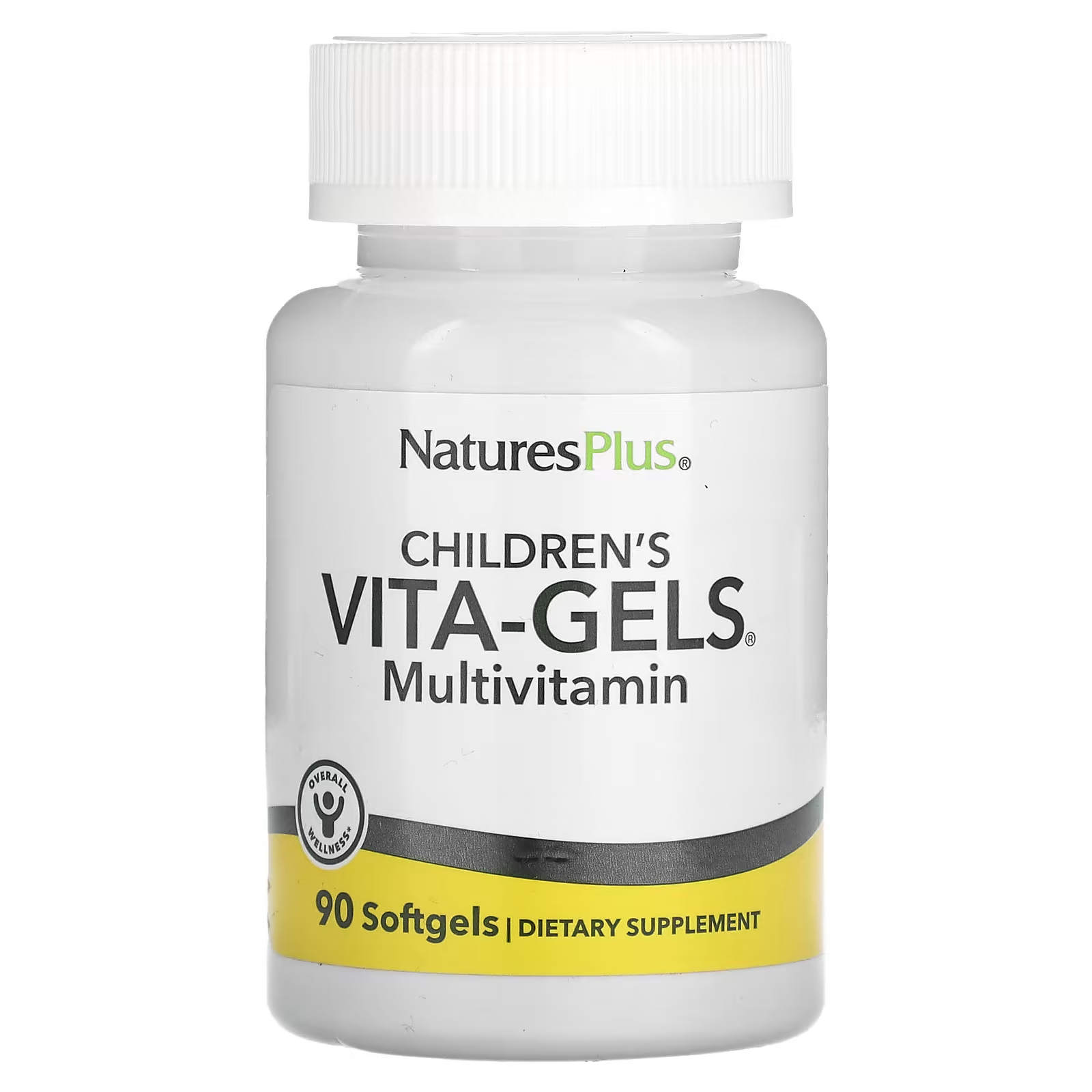 Мультивитамины детские Vita-Gels со вкусом: апельсин 90 мягких таблеток
