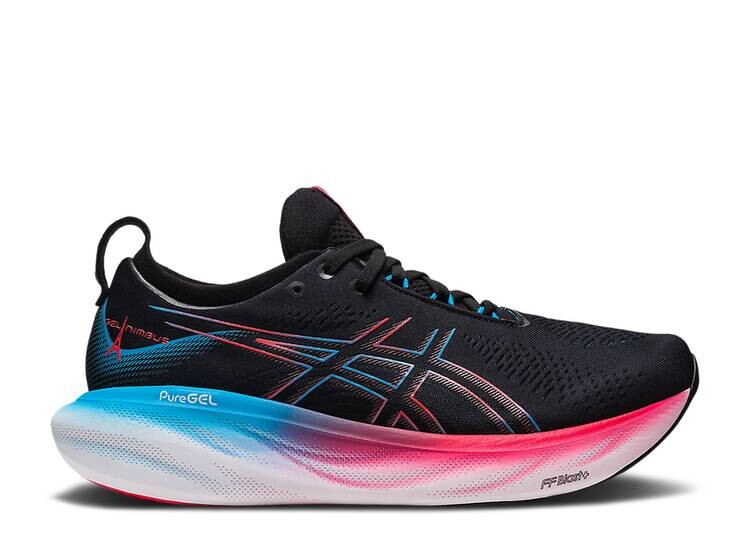 

Кроссовки ASICS GEL NIMBUS 25 'BLACK ELECTRIC RED', черный