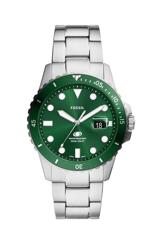 

Ископаемые часы Fossil, серебро