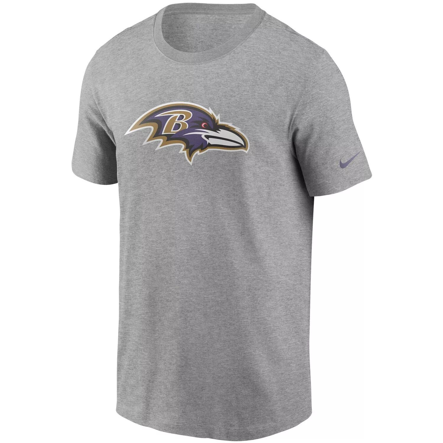 

Мужская серая футболка с логотипом Baltimore Ravens Primary Nike, Серый
