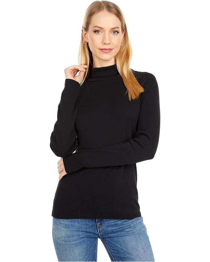 

Футболка Lilla P 1x1 Rib Turtleneck, черный