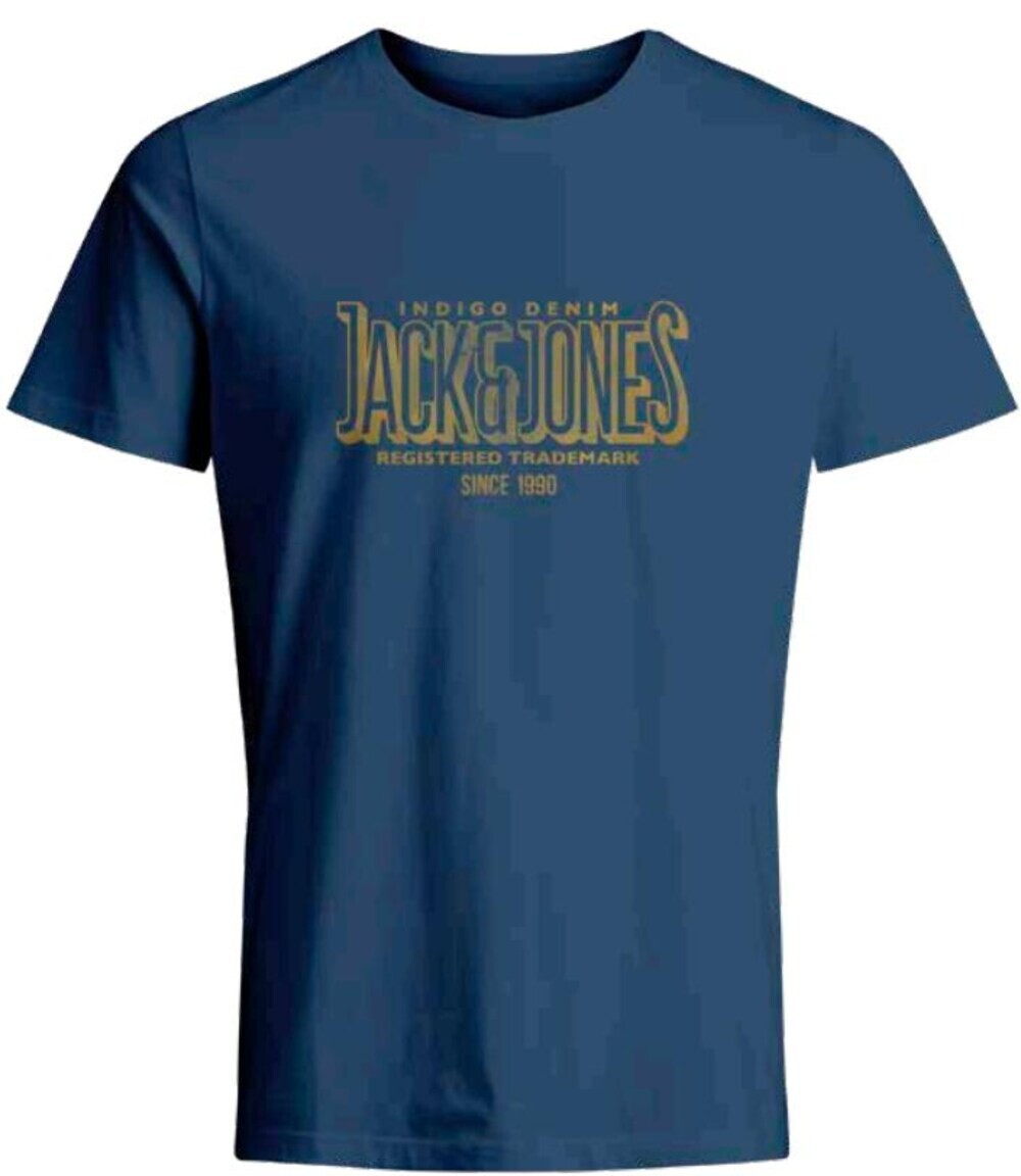

Футболка JACK & JONES BLUHENRY, ночной синий