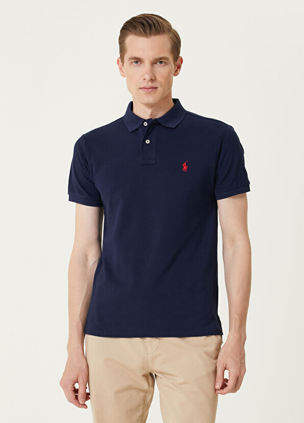 

Футболка с вышитым логотипом Polo Ralph Lauren, синий