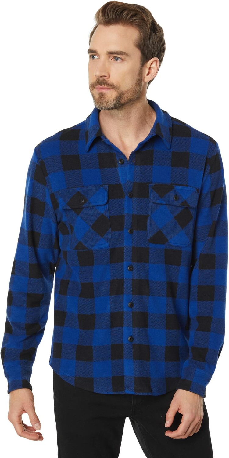 

Трикотажная рубашка в клетку Buffalo Lucky Brand, цвет Blue Multi