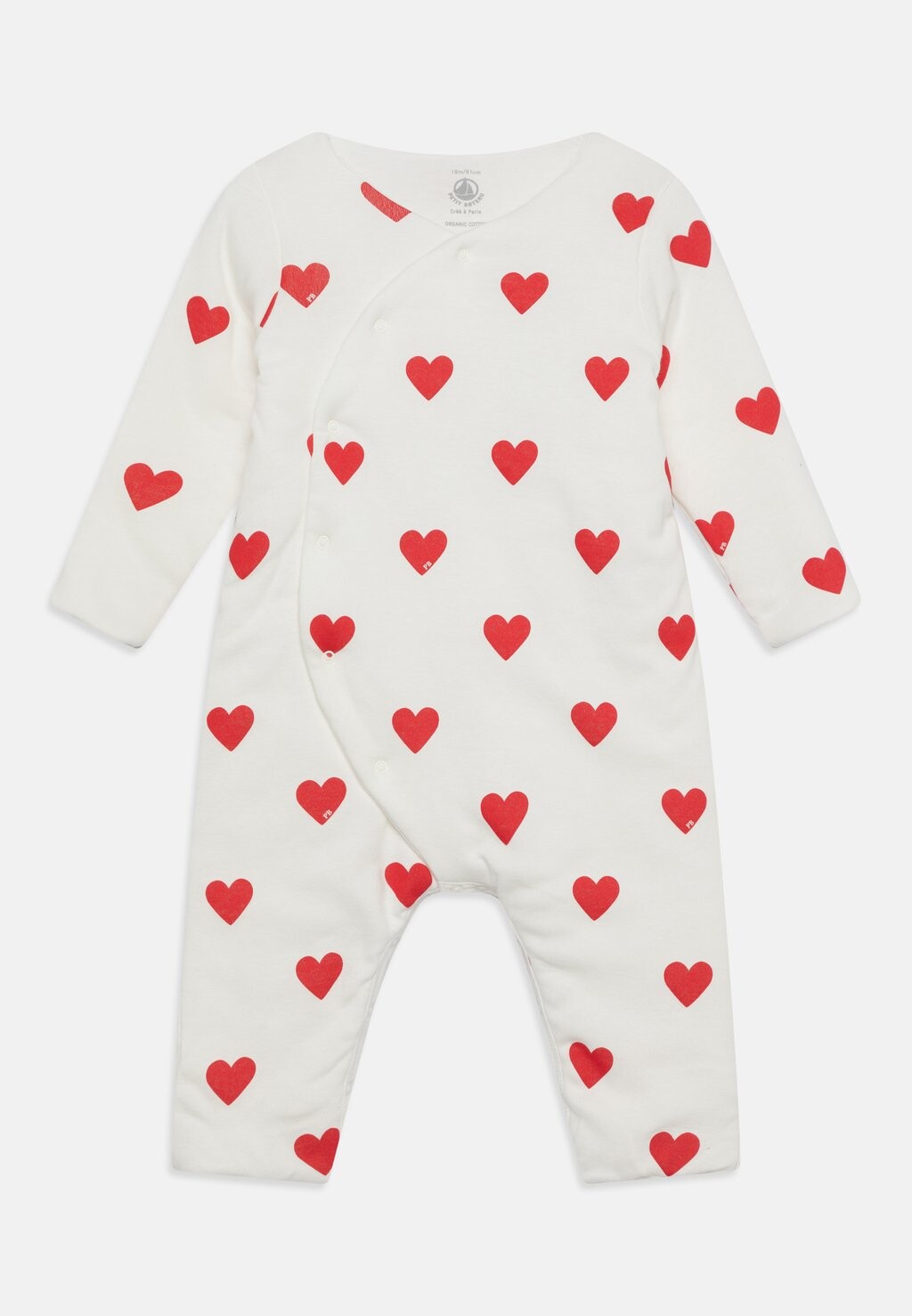 Пижама COMBINAISON LONGUE Petit Bateau, цвет marshmallow/terkuit