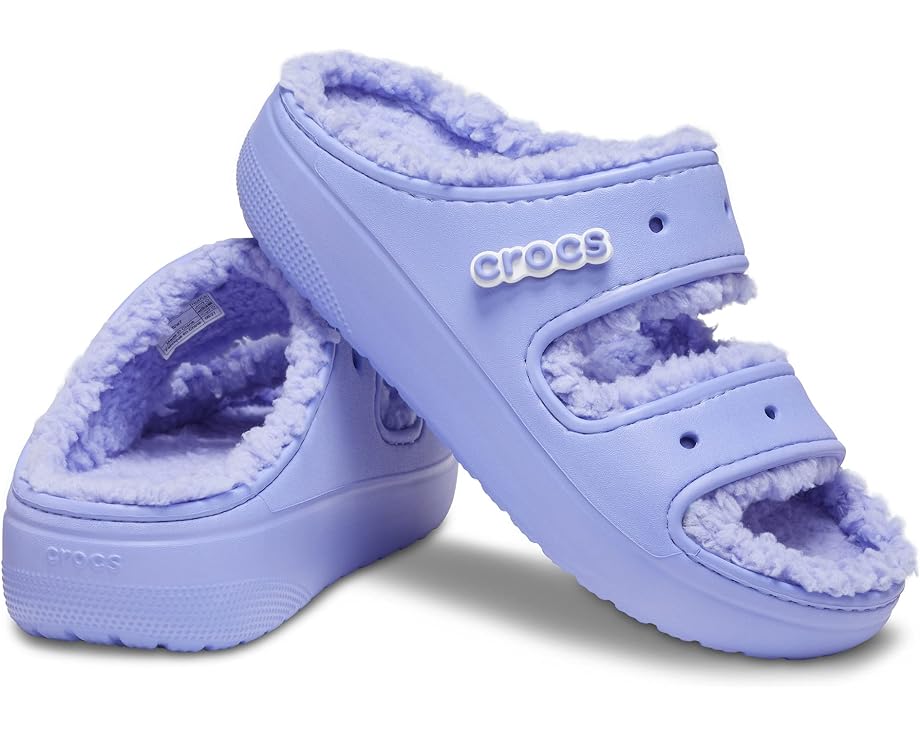 цена Сандалии Crocs Classic Cozzzy Sandal, цвет Digital Violet