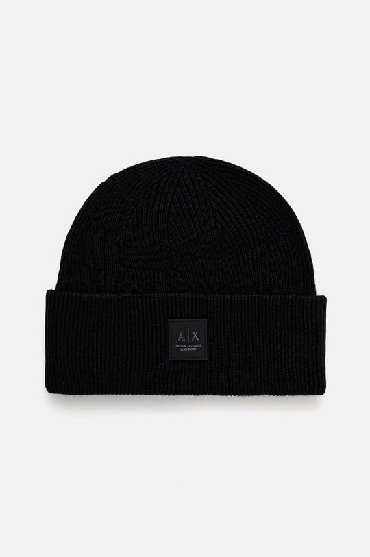 

Шапка из смесовой шерсти Armani Exchange, черный