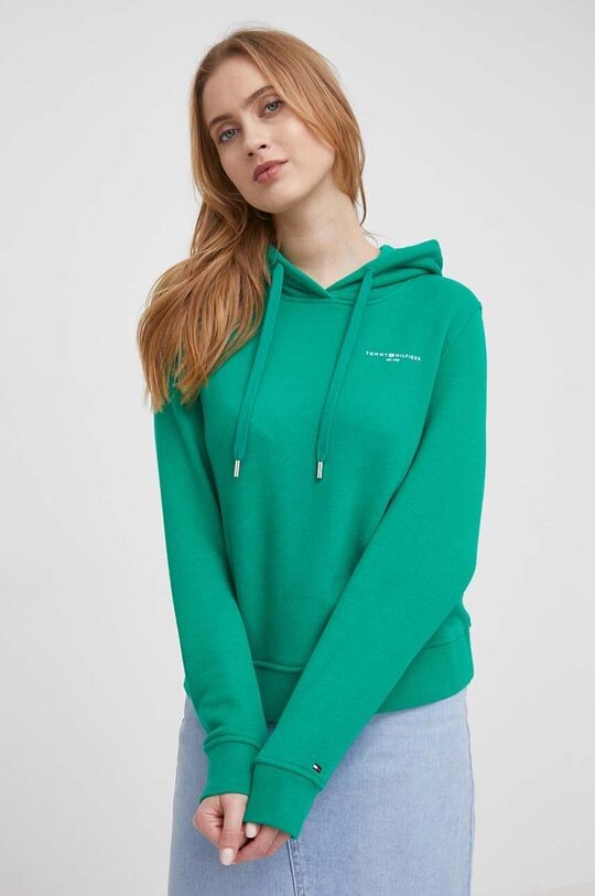 

Толстовка с капюшоном Tommy Hilfiger, зеленый