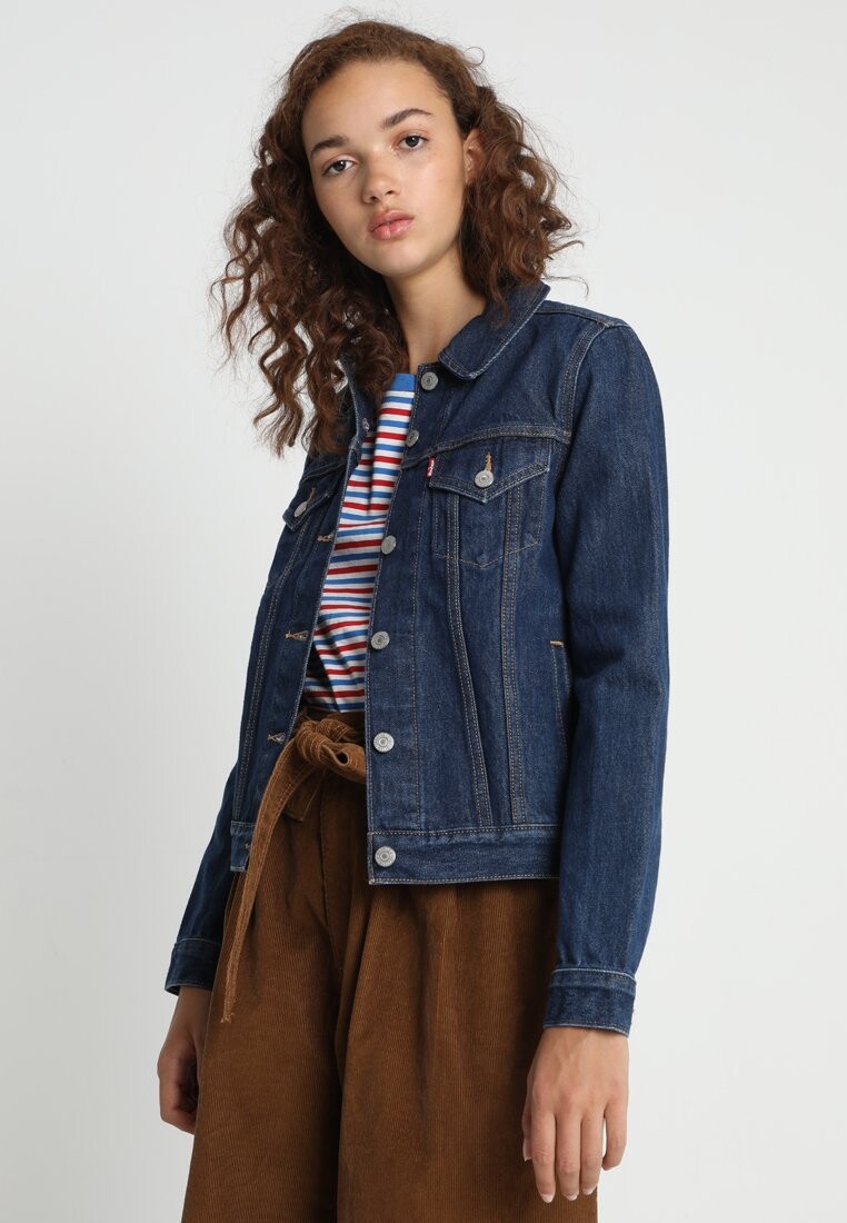 

Джинсовая куртка Levi's Original Trucker, чистый темный authentic, Черный
