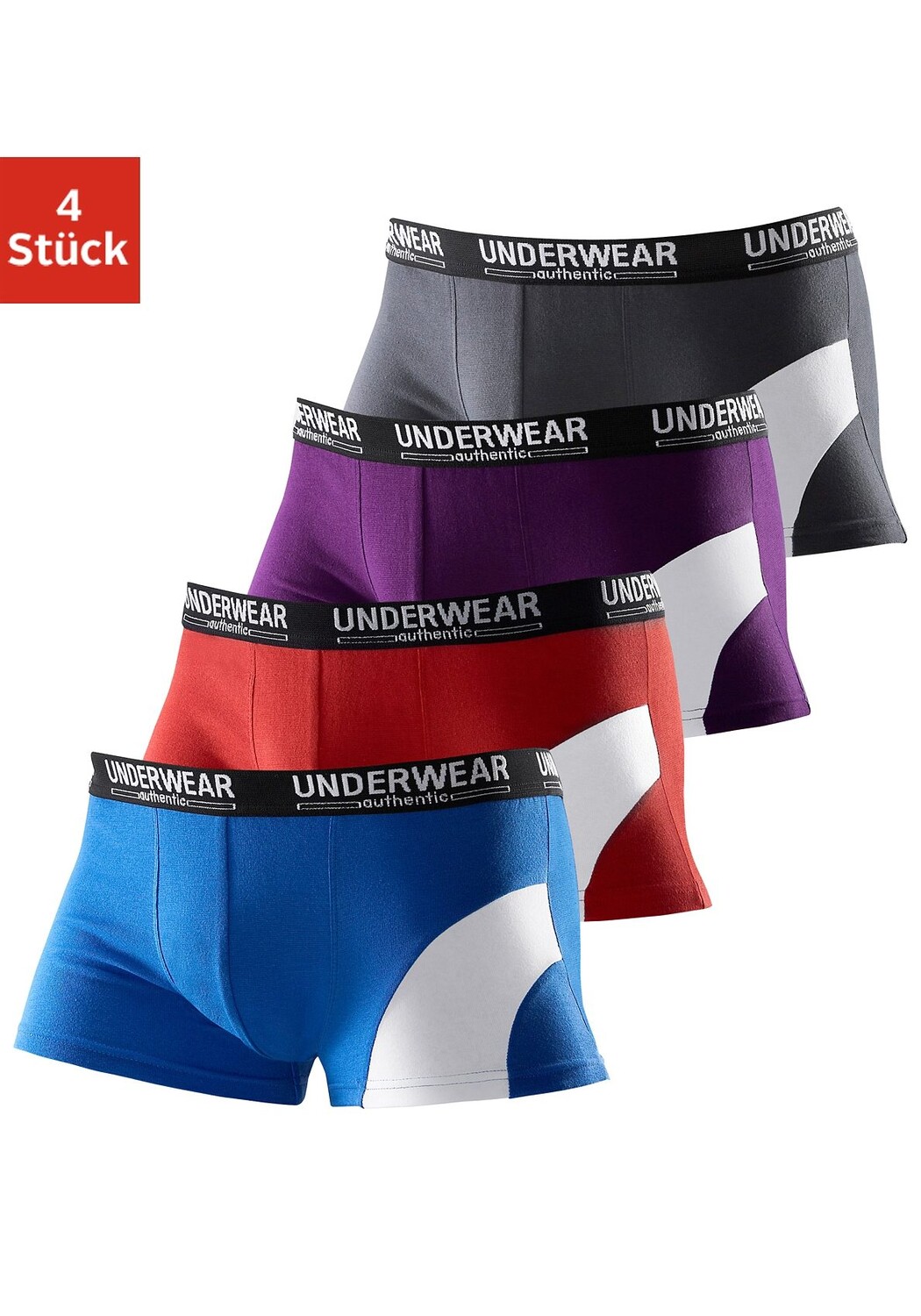 

Боксеры AUTHENTIC UNDERWEAR Boxer, цвет blau, rot, lila, grau