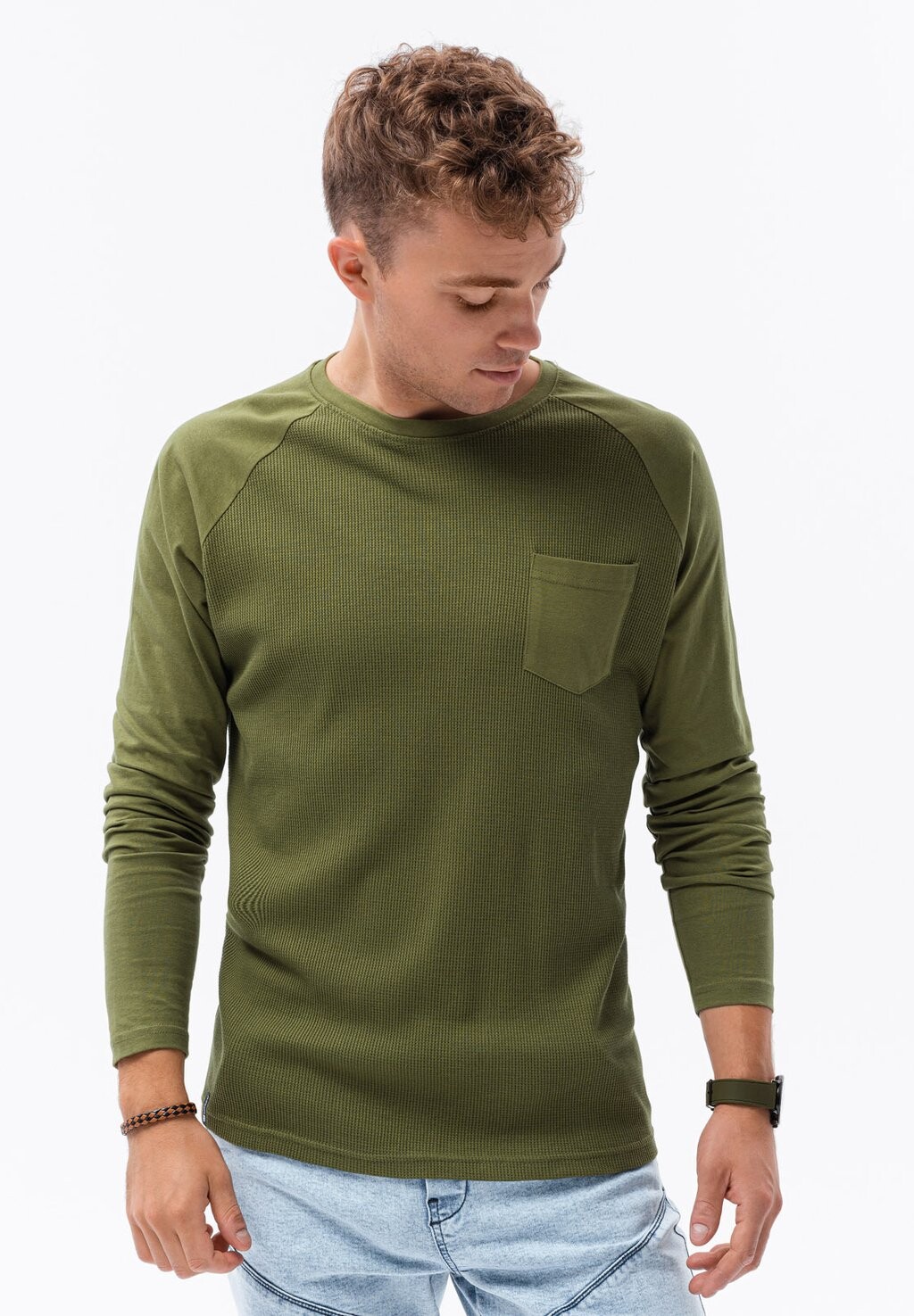 

Толстовка Om Lscl Ombre, цвет olive
