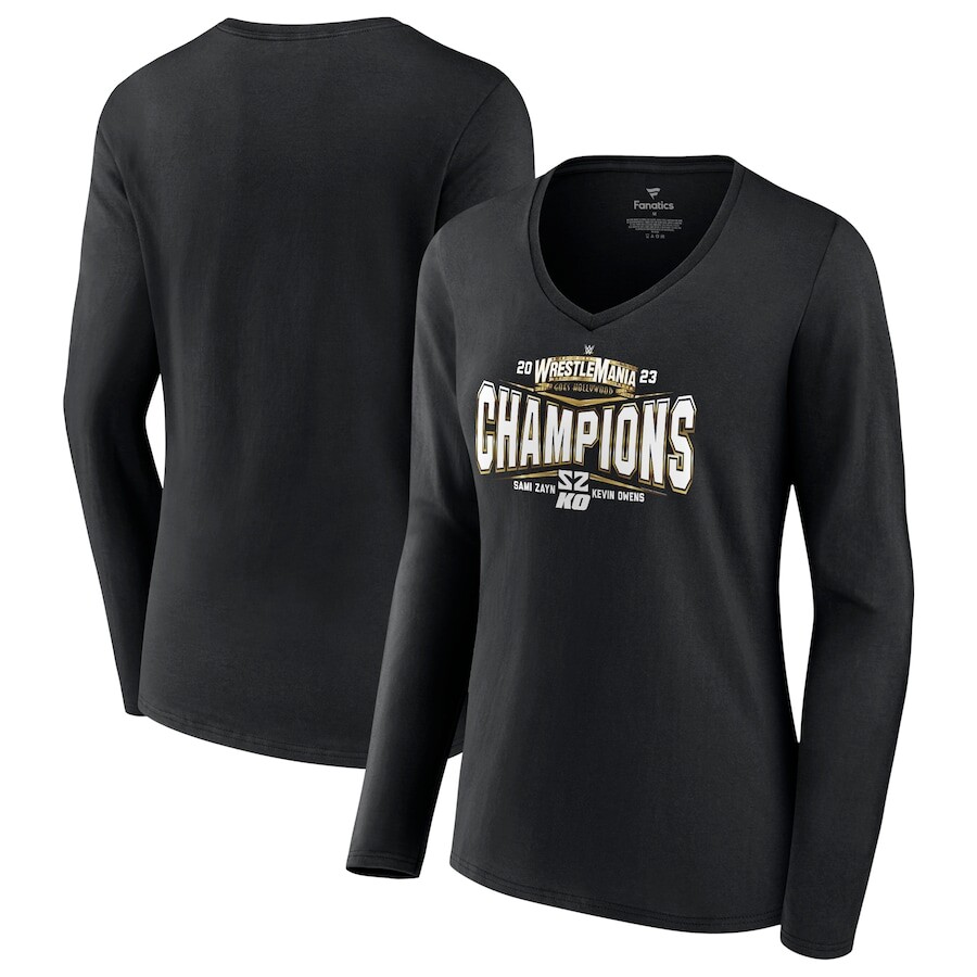 

Футболка с длинным рукавом Fanatics Branded Sami Zayn, черный