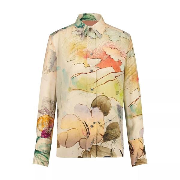 

Футболка silk shirt Paul Smith, бежевый
