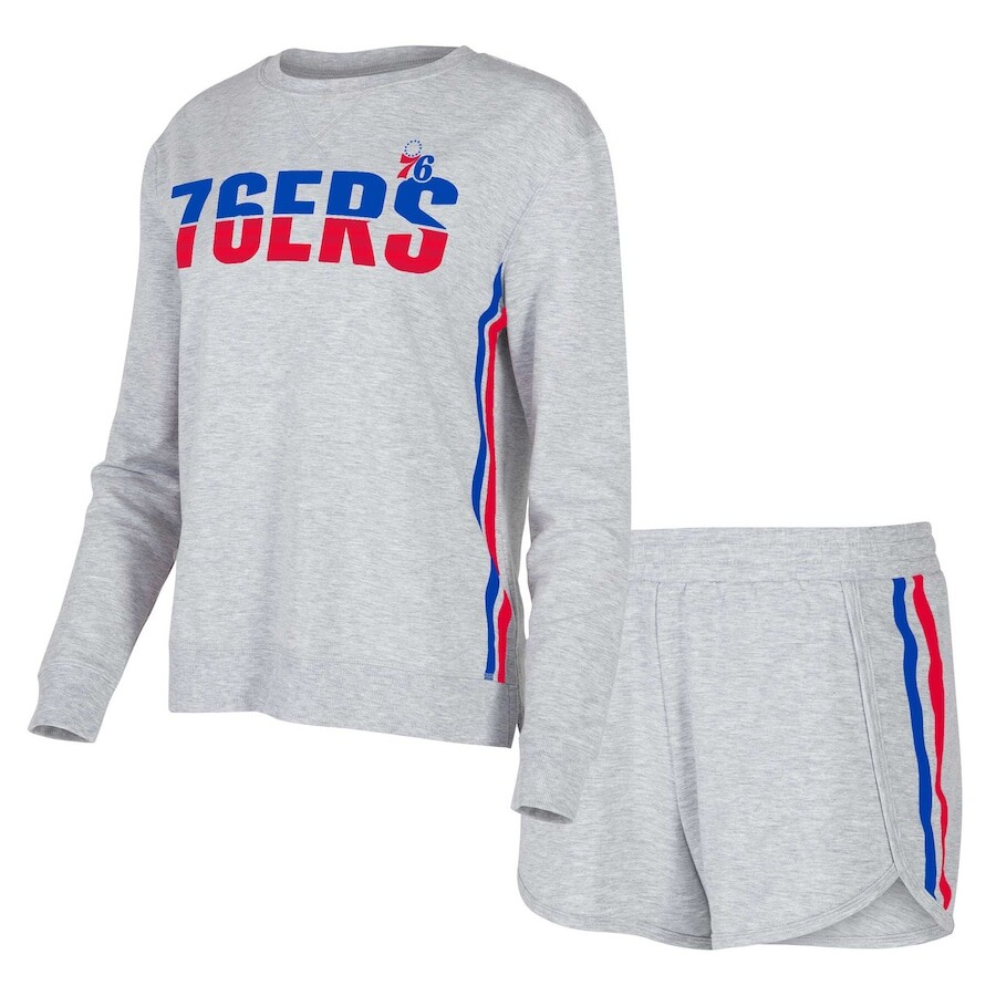 

Пижамный комплект Concepts Sport Philadelphia 76Ers, серый