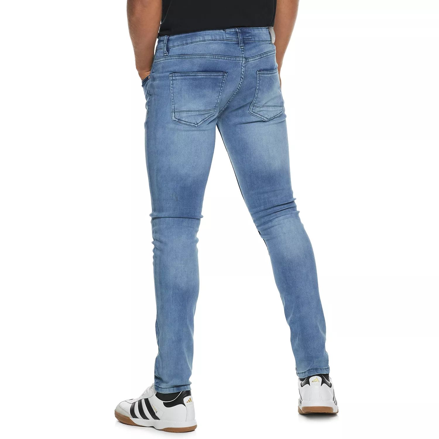 Мужские потертые джинсы скинни Cultura Super Flex