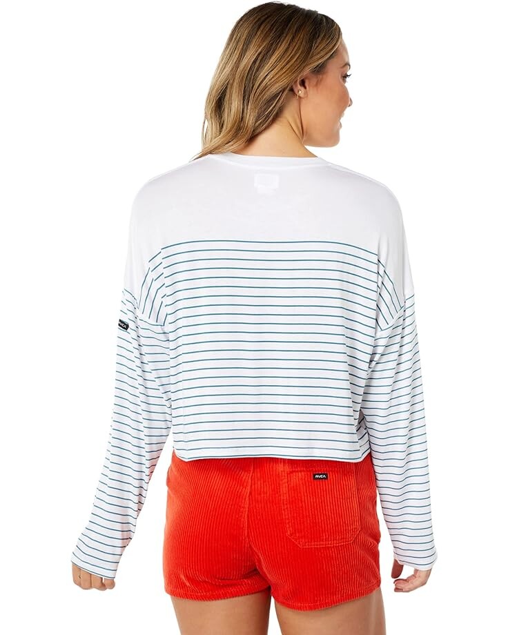 

Футболка с длинным рукавом RVCA Countdown II Long Sleeve Tee, цвет Snorkel Blue