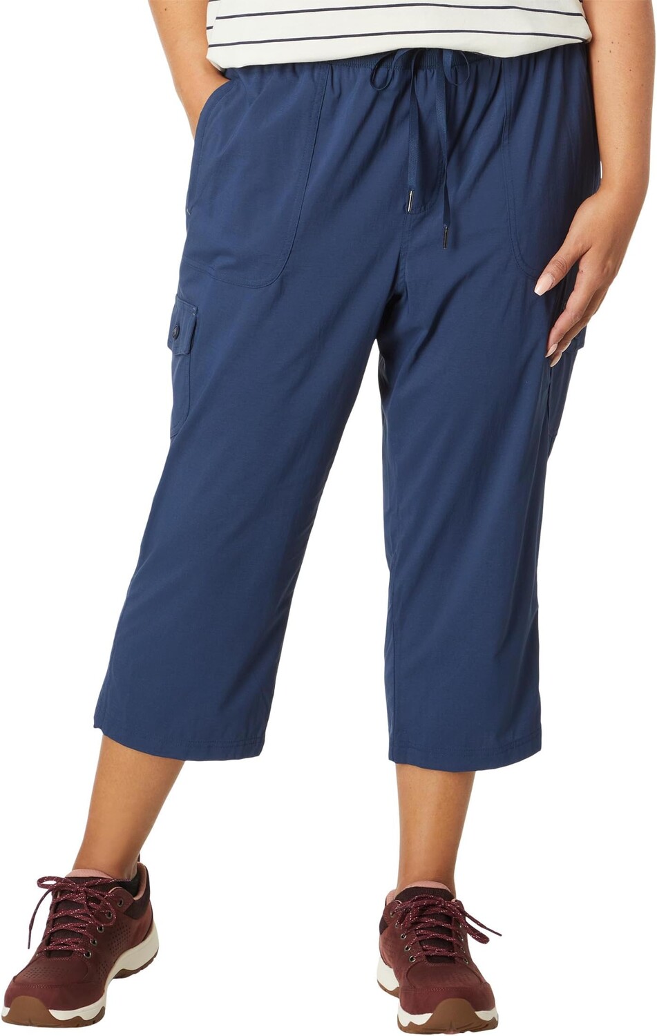 

Укороченные брюки больших размеров Vista Camp L.L.Bean, цвет Nautical Navy